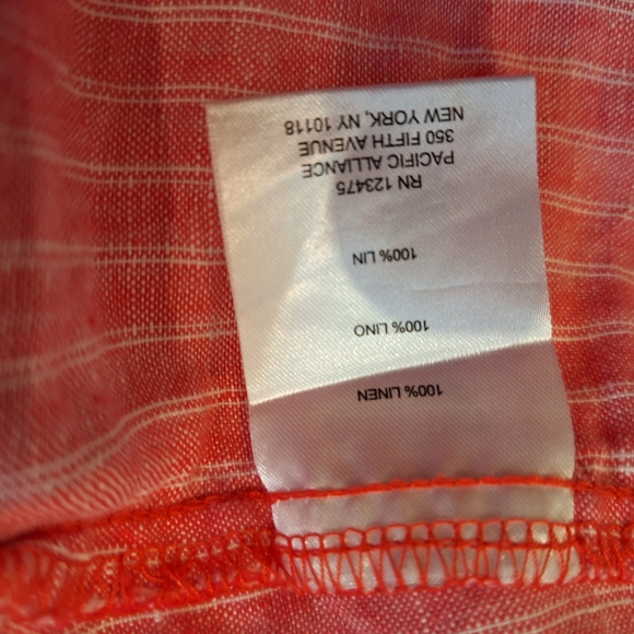 ⭐️ 3/$20 Ellen Tracy Linen Shorts Sz Large - Picture 7 of 7